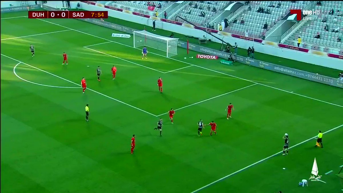 فيديو الهدف الأول السد عن طريق اللاعب بغداد بونجاح كأس قطر 2021