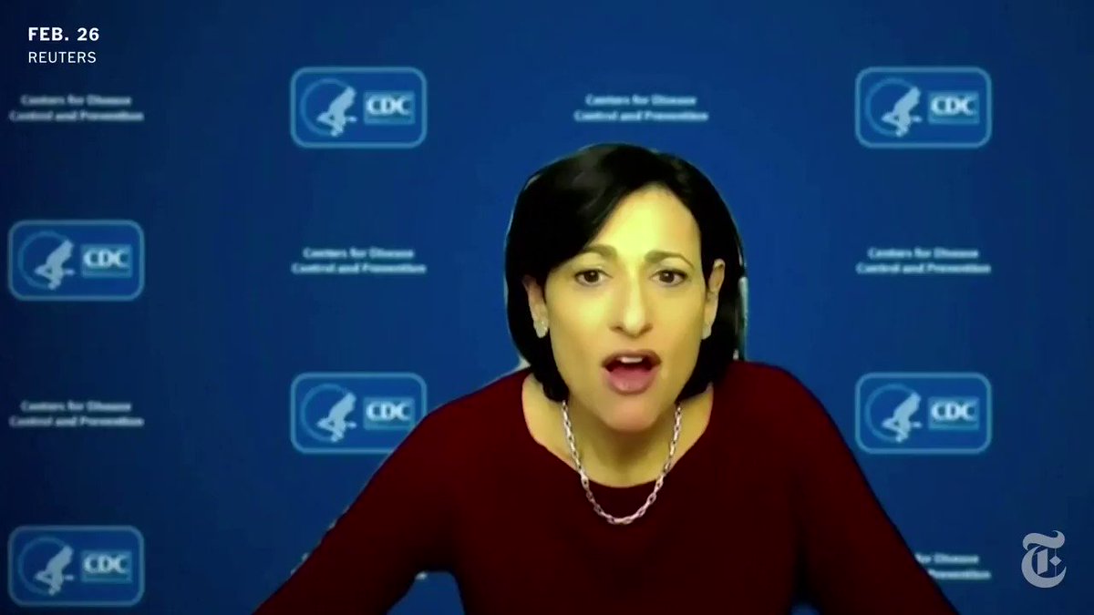 The director of the CDC warned governors on Friday against easing pandemic control measures, saying that a recent drop in U.S. coronavirus cases and deaths “may be stalling.”
“Now is not the time to relax restrictions,” she said. https://t.co/D8FULk2Beg https://t.co/ldGeNnQLFY