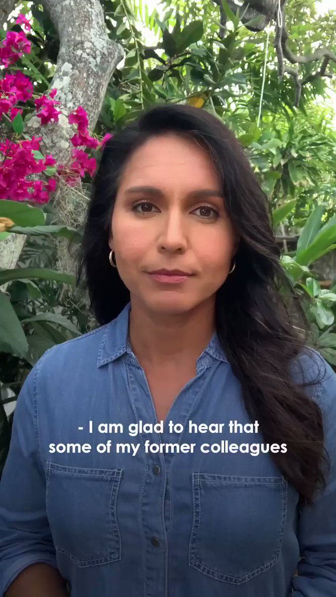 Tulsi Gabbard saying what no one in Congress or the media dares to say, condemning Joe Biden’s bombing of #Syria; his continuation of the siege that deprives Syria’s people of food, medicine, water, energy and warmth; and his ongoing theft of Syria’s oil. https://t.co/84FfwJcaSO