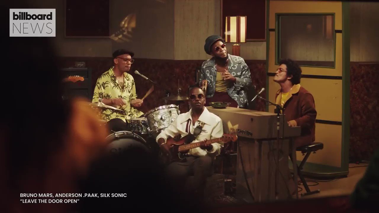 Silk Sonic, de Bruno Mars e Anderson .Paak, lança o single Leave the Door  Open