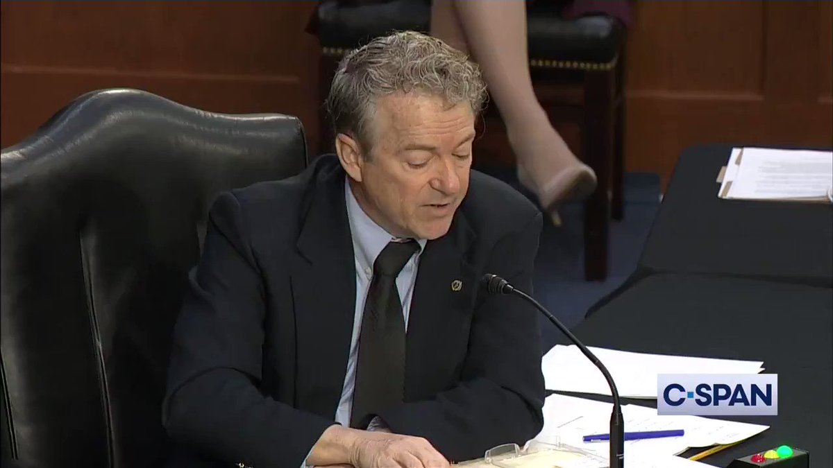 This tweet is very misleading.
Dr Fauci didn’t answer the question saying zero, that was Sen. Paul’s response to his own question.
Fauci actually got a chance to answer the question once Paul’s time ran out.