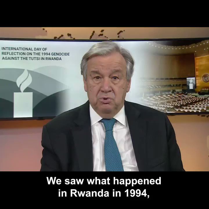 The genocide against the Tutsi in Rwanda remains in our collective conscience as among the most horrific events in recent human history.
To prevent history from repeating, we must counter hate-driven movements & push for the full respect of all members of society. #Kwibuka https://t.co/P3h3pYuiHw