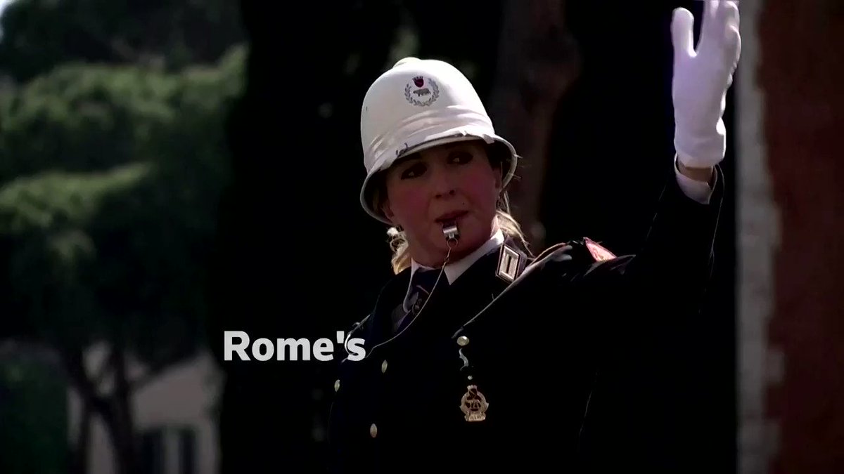 For Rome’s residents, the sight of traffic cops on the street is a welcome sign of things returning to normal https://t.co/bFgGupHzbR