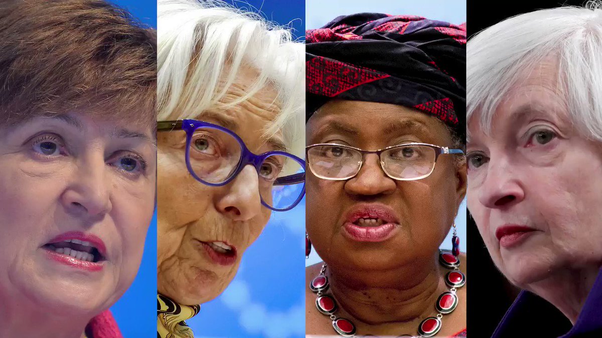 Women now run finance ministries in 16 countries and 14 of the world's central banks. The shift in leadership may already be affecting economic policies by shifting the focus to people instead of numbers https://t.co/KjO20BwvMR https://t.co/7WbJ8bI7Zi