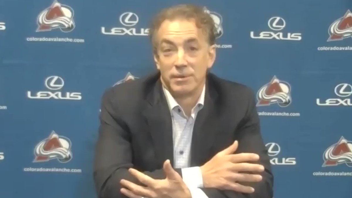 Executive Vice President & General Manager of the @Avalanche Joe Sakic gives his thoughts on the return of Patrik Nemeth & Carl Soderberg.
#GoAvsGo https://t.co/PkEy3HBFNe