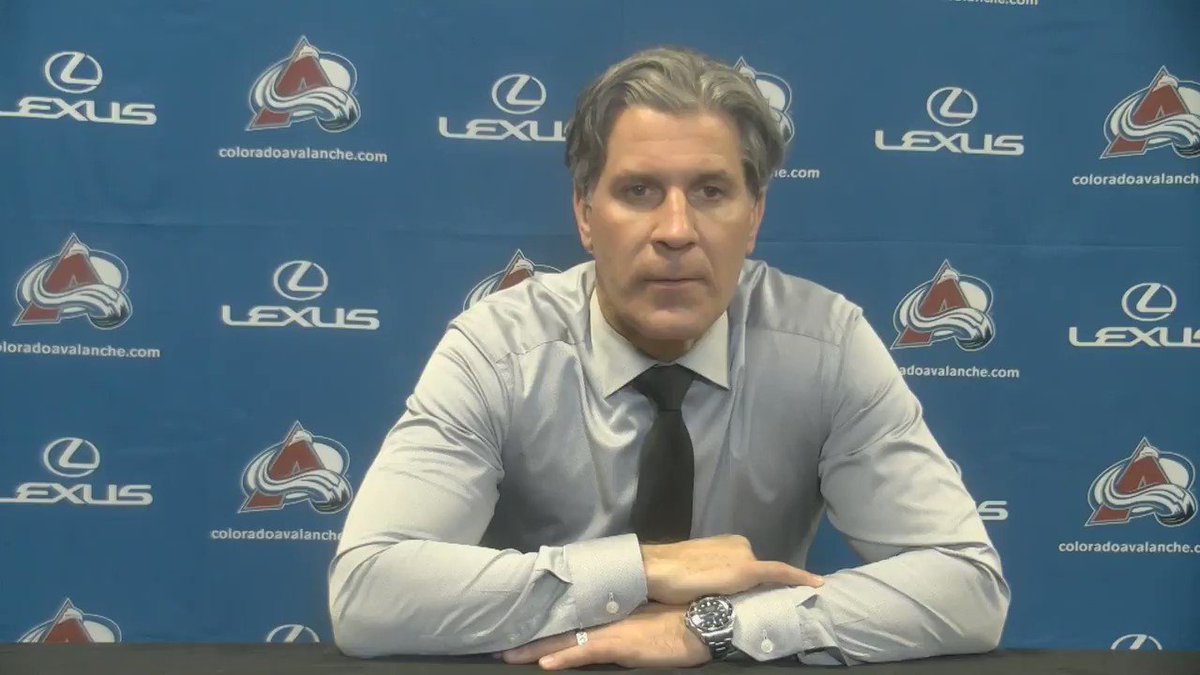 Coach Bednar shares his thoughts on tonight’s win and who stepped up for the @Avalanche.
#GoAvsGo https://t.co/QCccmdpdEW