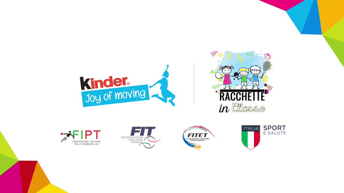 Racchette in Classe, al via l'edizione 2021 che porterà alla grande festa finale durante le #NittoATPFinals!
Iscrizioni entro il 24 aprile per scuole #tennis e scuole primarie 👉https://t.co/Lh3XtYdDsj...
#stayFIT #kinderjoyofmoving
@KinderJoyMoving https://t.co/Rq10mG4dbw