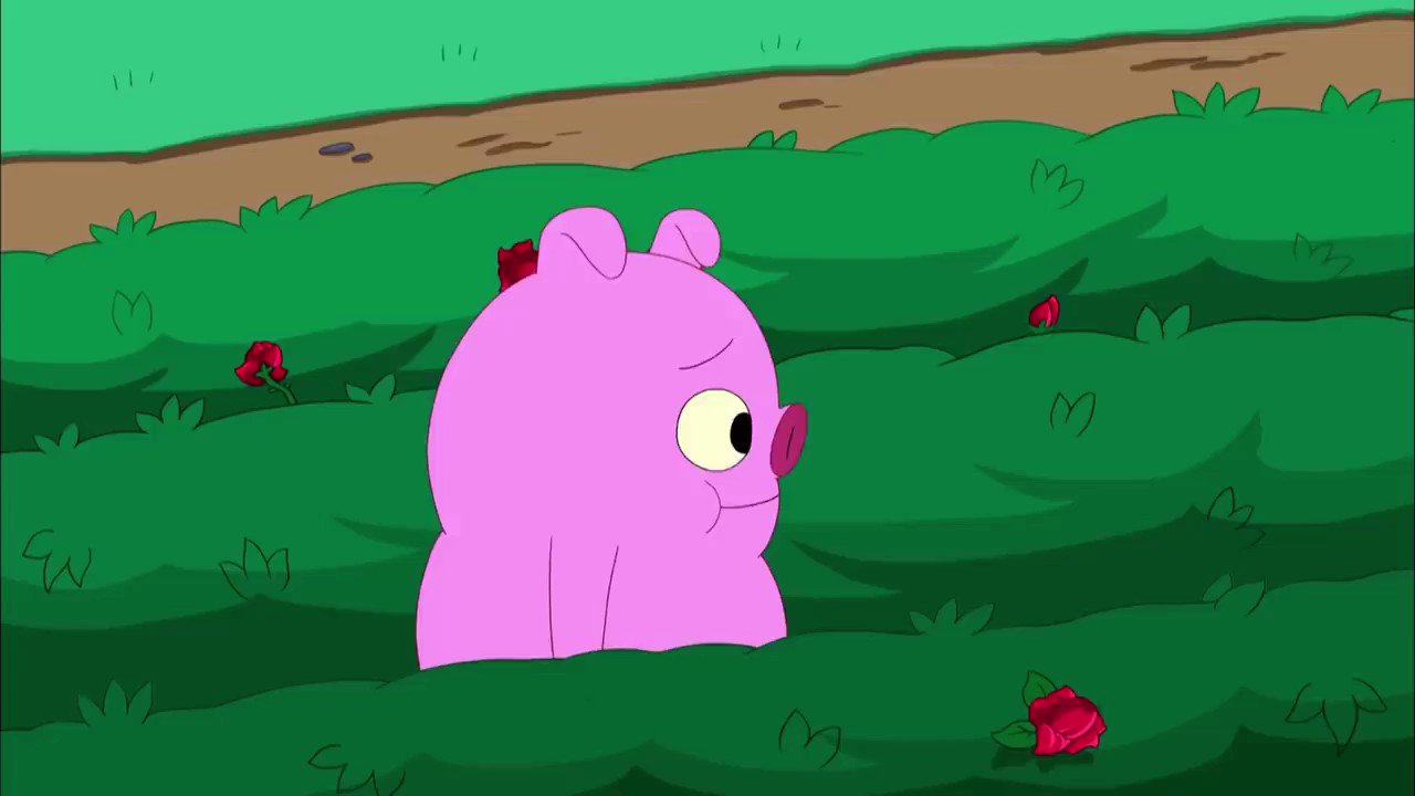アドベンチャー タイム 公式 ブタさんの声がとても渋くて愛らしい アドベンチャータイム Adventuretime Cartoonnetwork カートゥーンネットワーク カートゥーン 海外アニメ フィン ジェイク ツリートランク ブタさん Pブタ 三木眞一郎