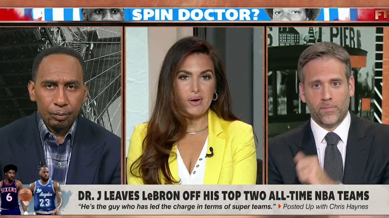 First Take Dr J This Is Ridiculous Let S Look At That Sixers Team Julius Erving Won A Championship With That S A Super Team Maxkellerman On Dr J Leaving