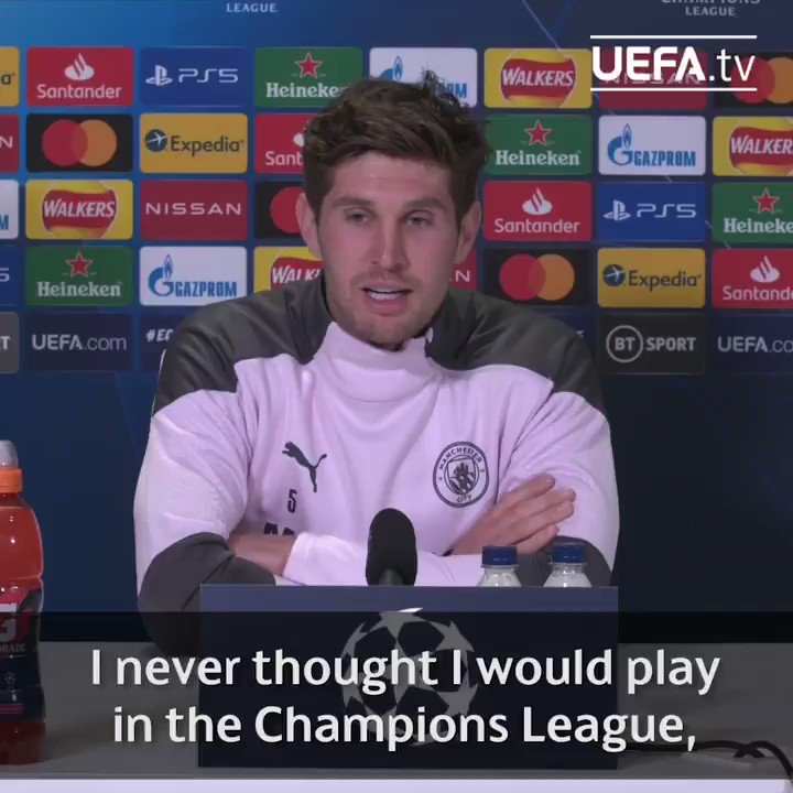 🗣️ John Stones: "I never thought I would play in the Champions League. I used to love watching it on the TV at home." 🤗
@ManCity | #UCL https://t.co/LTJZPAHHvI