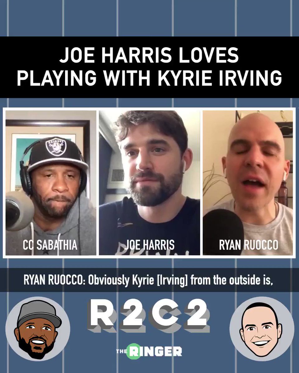 What's it like to play with Kyrie Irving? @CC_Sabathia and @RyanRuocco were joined by Joe Harris to discuss this and more: https://t.co/68JSkq2Awq