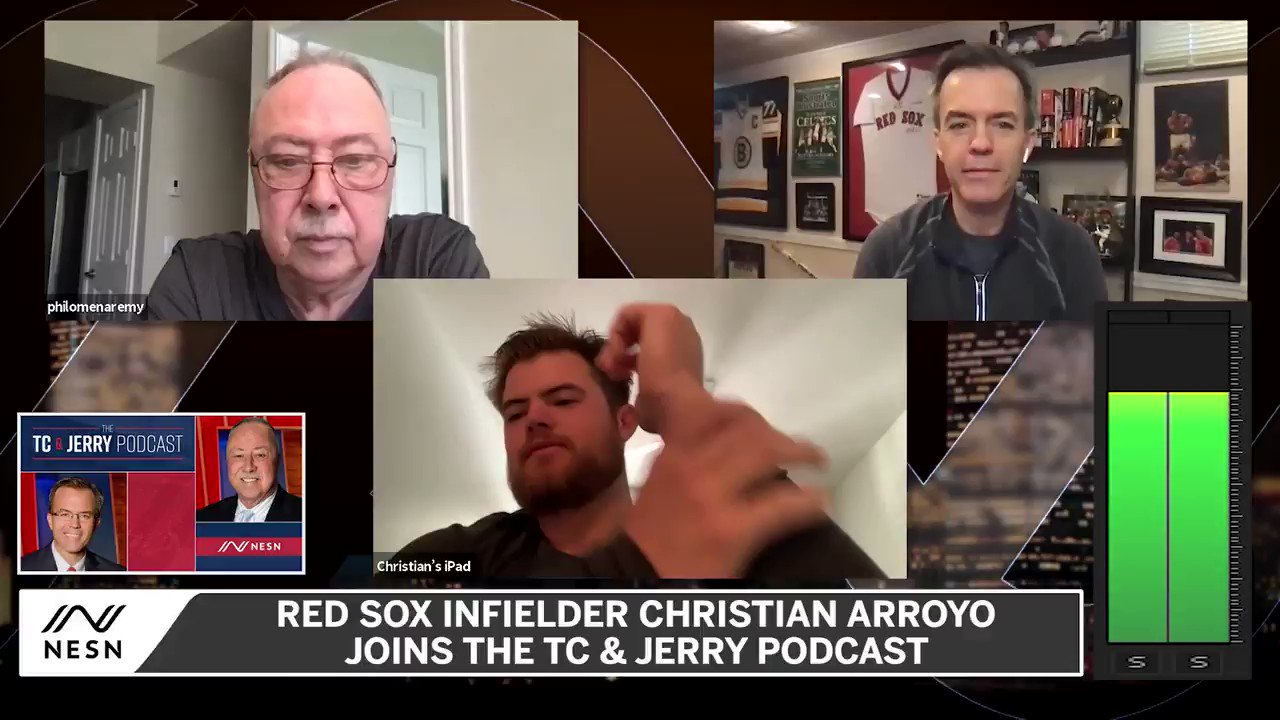 NESN on X: 🔊New TC & Jerry Podcast Tom Caron & Jerry Remy welcome  Red Sox infielder Christian Arroyo to discuss the Sox record at Fenway,  when Arroyo will return to game