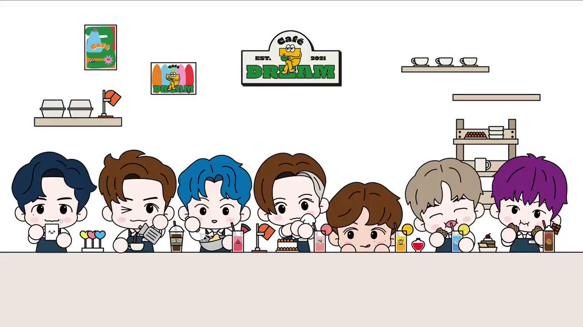 Amazon.co.jp: Cafe 7 DREAM トレーナー NCT DREAM CAFE