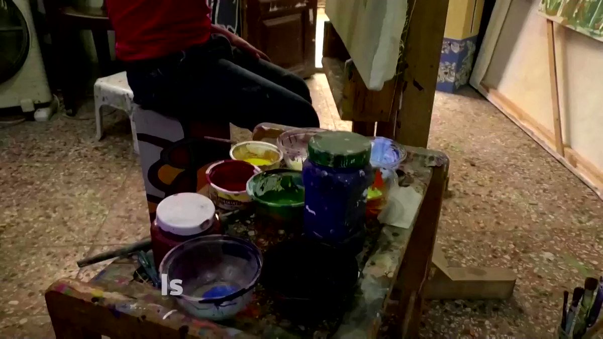 At just five years old, Rayan al-Abed has had his first solo exhibition and is regarded as Syria's youngest artist https://t.co/OVLaJLMak4