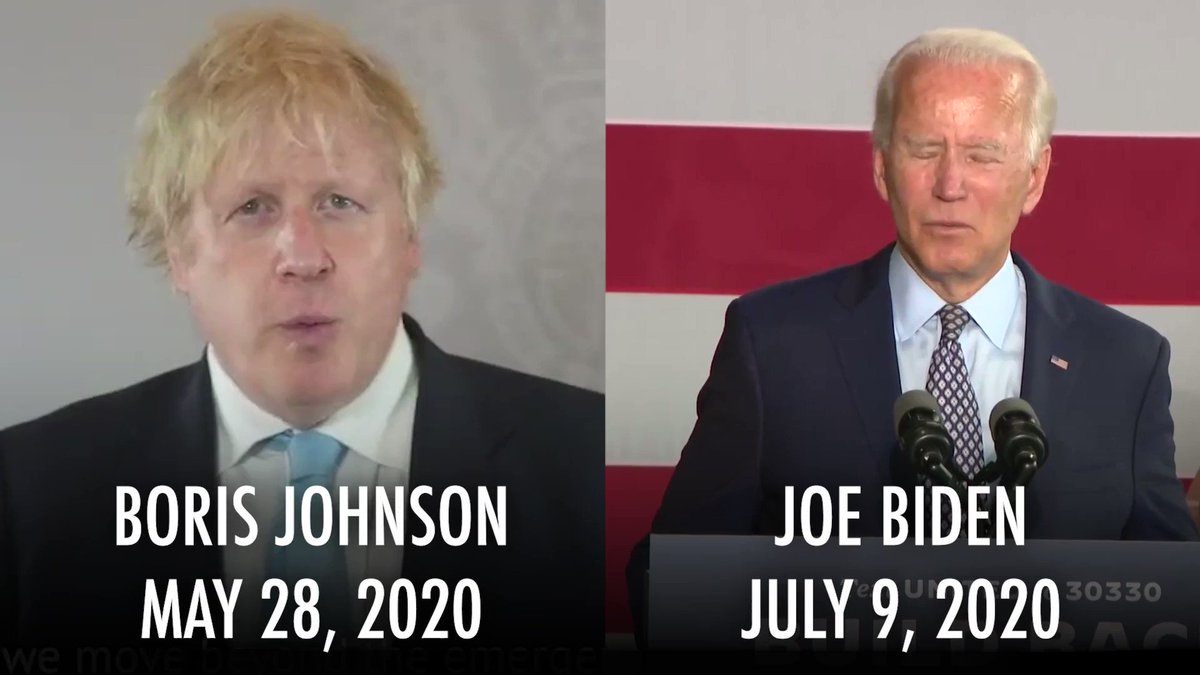 Serial plagiarist Joe Biden strikes again.
This time plagiarizing British Prime Minister Boris Johnson’s “Build Back Better” slogan. https://t.co/LJvZHSu1R4