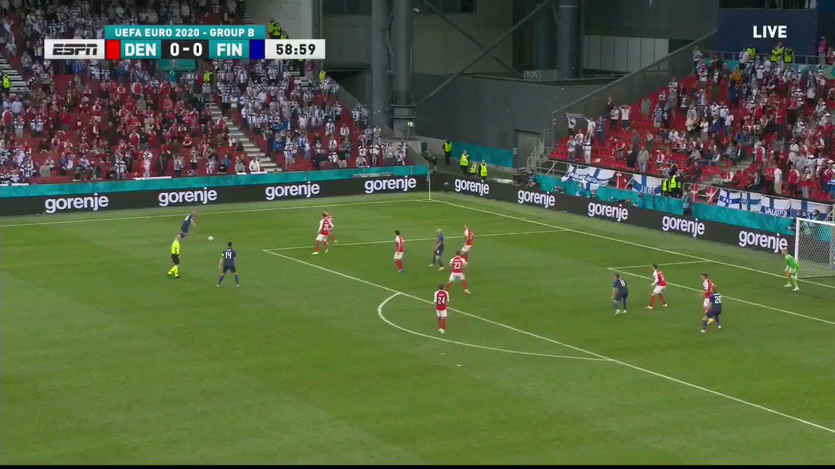 Finland scores the first goal after the restart.
Goalscorer Joel Pohjanpalo refused to celebrate. https://t.co/TuMLGnr4es