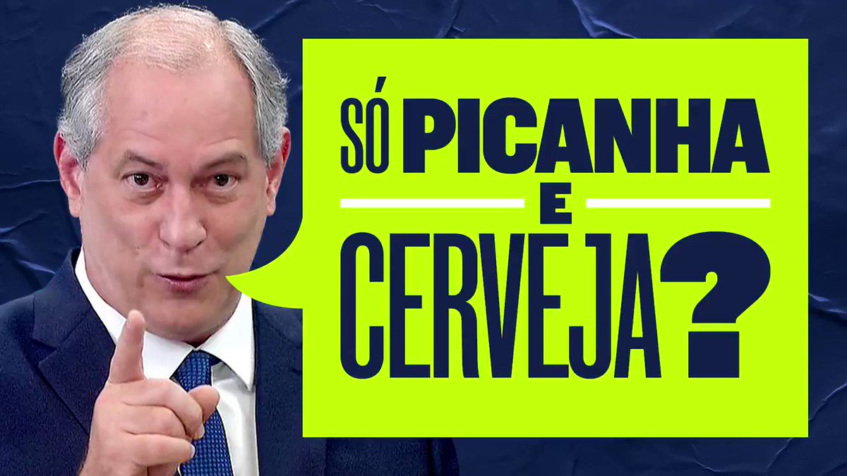 Eles levaram o Brasil para um beco sem saída e voltam, mais uma vez, prometendo picanha e cerveja. A gente não quer só comida, quer trabalho, escola, paz, fé, alegria e honestidade. #PicanhaECerveja https://t.co/Nr0DfOuY1U