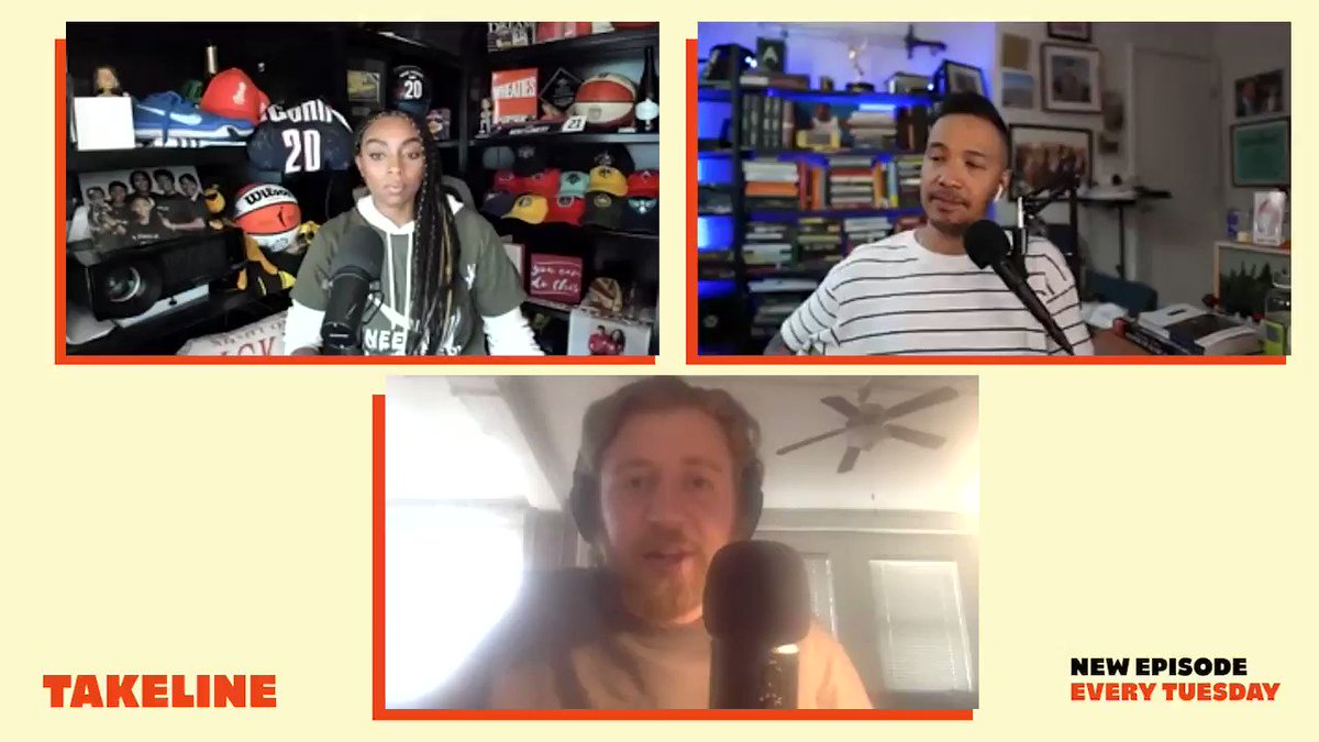 NEW TAKELINE w @ReneeMontgomery
- PLAYOFFS
- @hbarnes on his career, voting initiatives, and actually becoming a senator
AND @tim_cato in a steam room talking about his Bob Voulgaris story.
FULL EP: https://t.co/SBYvSzj0jI
- https://t.co/3wGxUwxQb2