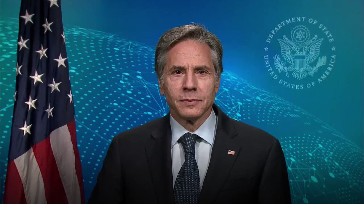 I’m proud of what @StateDept does to advance human rights and dignity for LGBTQI+ persons globally, and I'm deeply grateful for the contributions that @glifaa and our LGBTQI+ colleagues make to American diplomacy daily. We’re a stronger country thanks to you. Happy #PrideMonth! https://t.co/KrmTV20iqP
