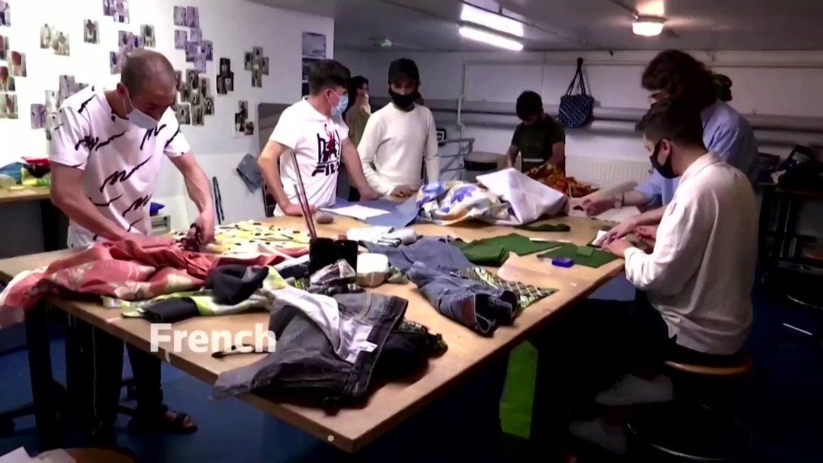 ICYMI: A collaboration between French fashion students and migrants from Afghanistan and the Middle East on a fashion project aims to give asylum seekers the skills to turn second-hand clothes into edgy menswear https://t.co/jSqXeQOgtE https://t.co/LFKrxR0cOt