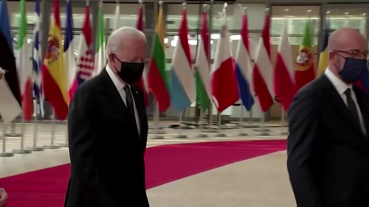 WATCH: The U.S. and the European Union agreed to a truce in their near 17-year conflict over aircraft subsidies, suspending for five years a set of Trump-era tariffs which had soured relations between them https://t.co/2QIEVypY9f
