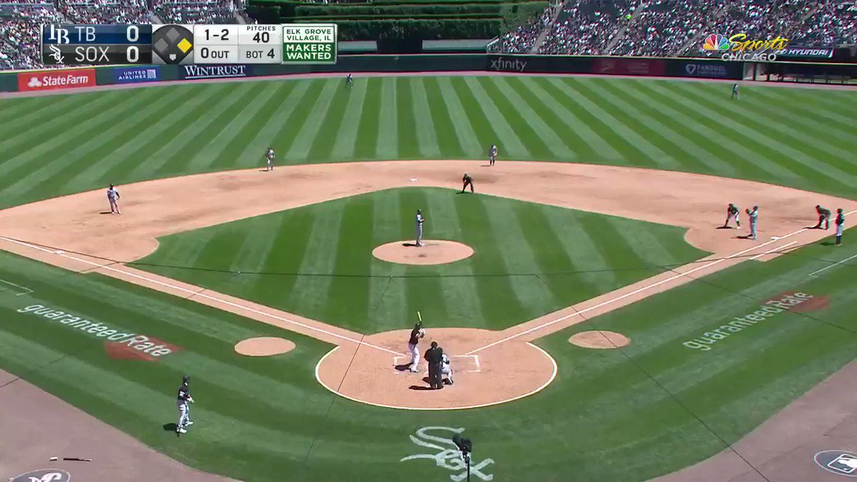 Abreu puts βοΈ on the board with his first hit of the series against the Rays!
(via @whitesox) https://t.co/ehM6lmLdkq