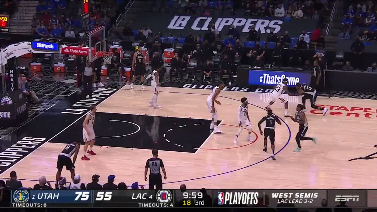 🔥 @Reggie_Jackson's 27 PTS, 10 AST, 3 STL help the @LAClippers come back from 25 down and clinch the first #NBAWCF presented by AT&T berth in franchise history!
#ThatsGame #NBAPlayoffs
Game 1 - Sunday, 3:30pm/et on ABC https://t.co/XdqYMmweFY