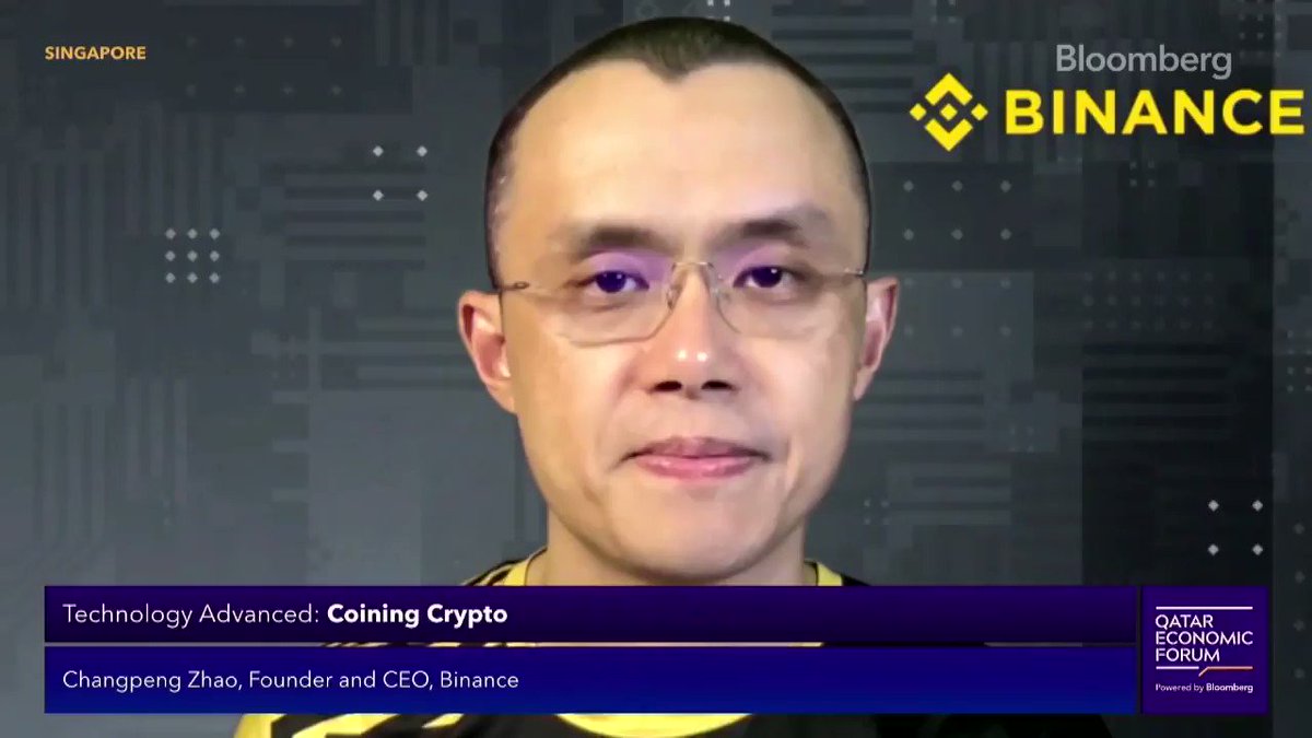 "I think @elonmusk wants to be a humorous guy ... but he has to realize that his tweets do have the power to move markets," says Changpeng Zhao.
@cz_binance speaks to @tracyalloway at the Qatar Economic Forum. Watch the full video here ▶️ https://t.co/YnJSPOJhDi https://t.co/gttSxCXXfZ