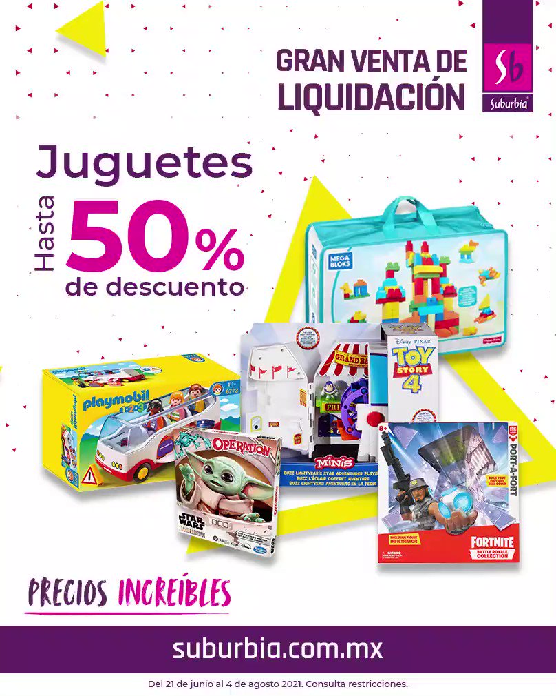 Suburbia juguetes outlet