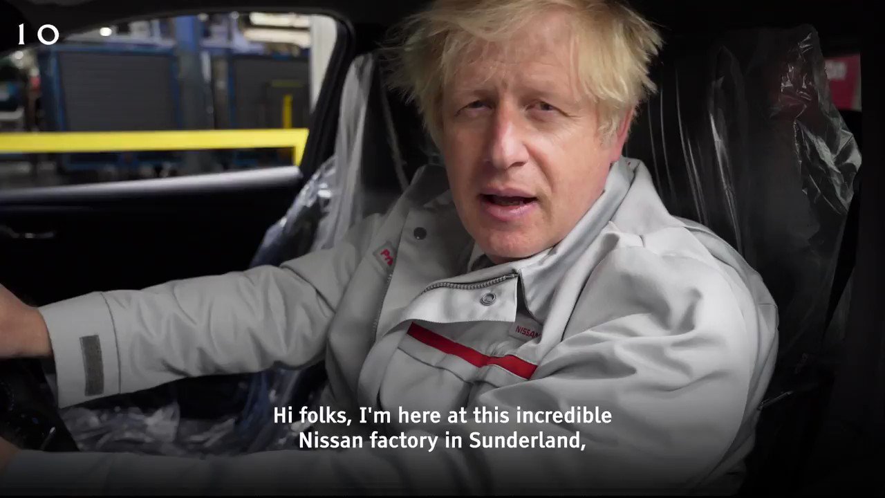 Boris Johnson on Twitter "Brilliant to be in Sunderland this morning