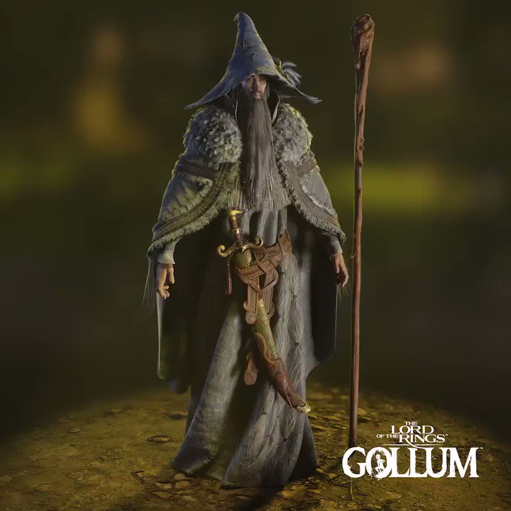 Here's Gandalf in The Lord of the Rings: Gollum