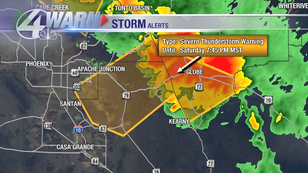 Severe Thunderstorm Warning in effect until 7/10 7:45PM ...