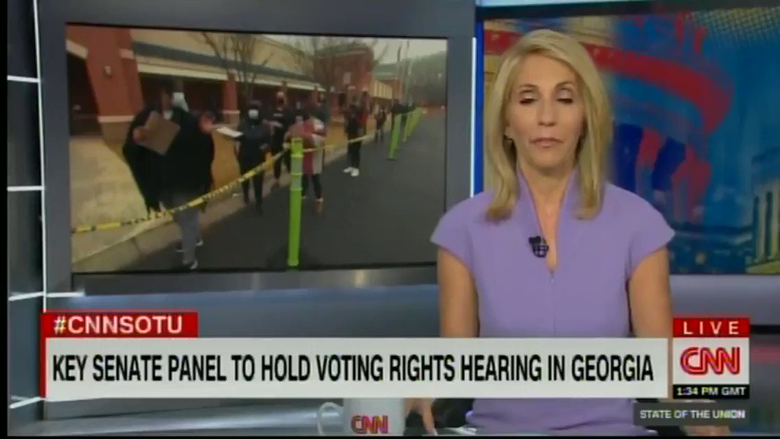 Here’s my interview with @DanaBashCNN this morning where I spoke about the importance of passing federal voting rights legislation and so much more. https://t.co/iLdA24ifHh