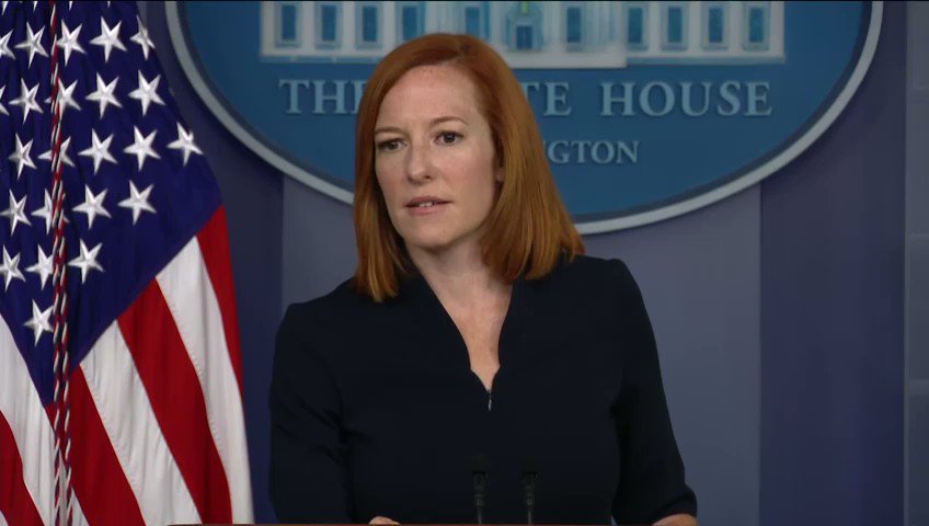 .@PressSec Jen Psaki: "Our desire and commitment is to push for and ensure 100% of schools are open across the country." https://t.co/I7eWZP1i0w