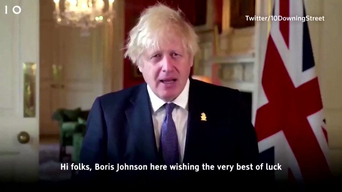 Boris Johnson wishes Team GB ‘best of luck’ for Olympics