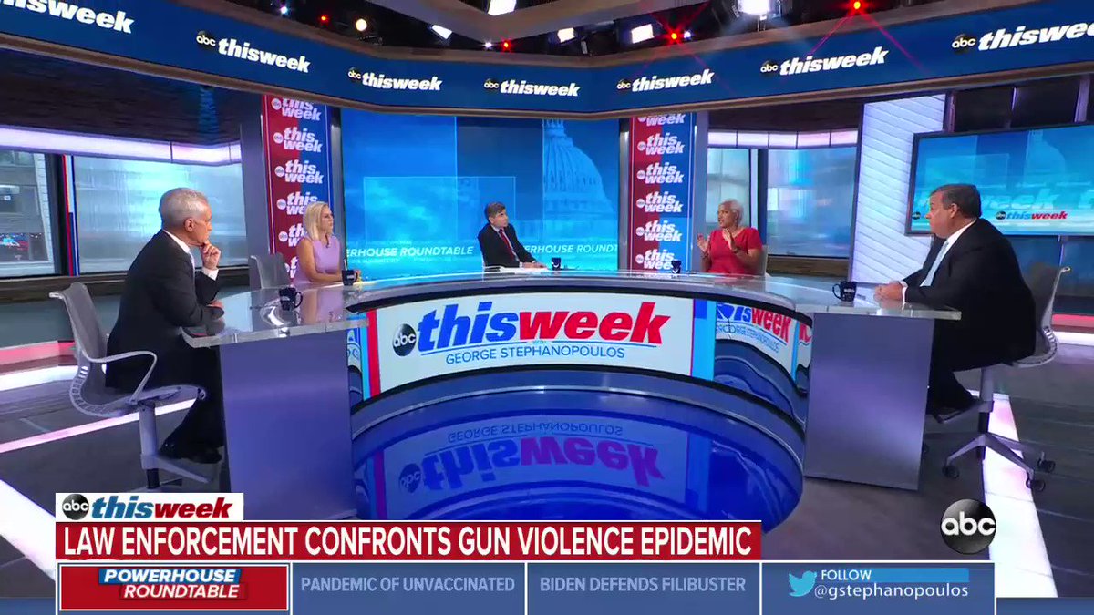 “It’s not just more policemen. We gotta get the community involved.”
@DonnaBrazile tells @GStephanopoulos that police are “stressed out” and need help to address the spike in gun violence. https://t.co/AKdlFtStds https://t.co/CkjIV8TC7U