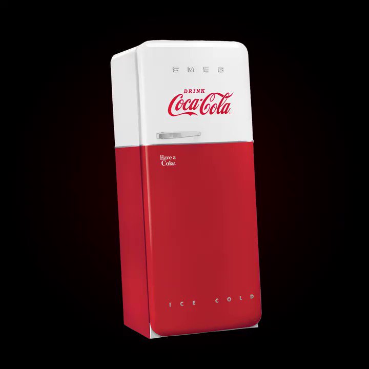 coca cola smeg mini fridge