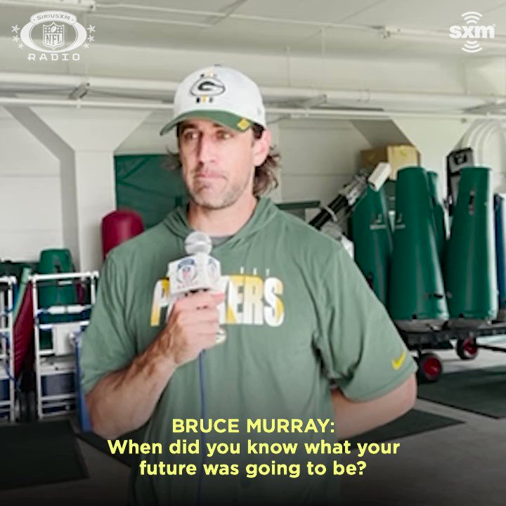 SiriusXM NFL Radio on Twitter "Aaron Rodgers says he made his decision