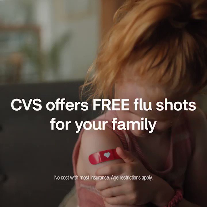 CVS Pharmacy on Twitter into CVS and get nocost flu shots for