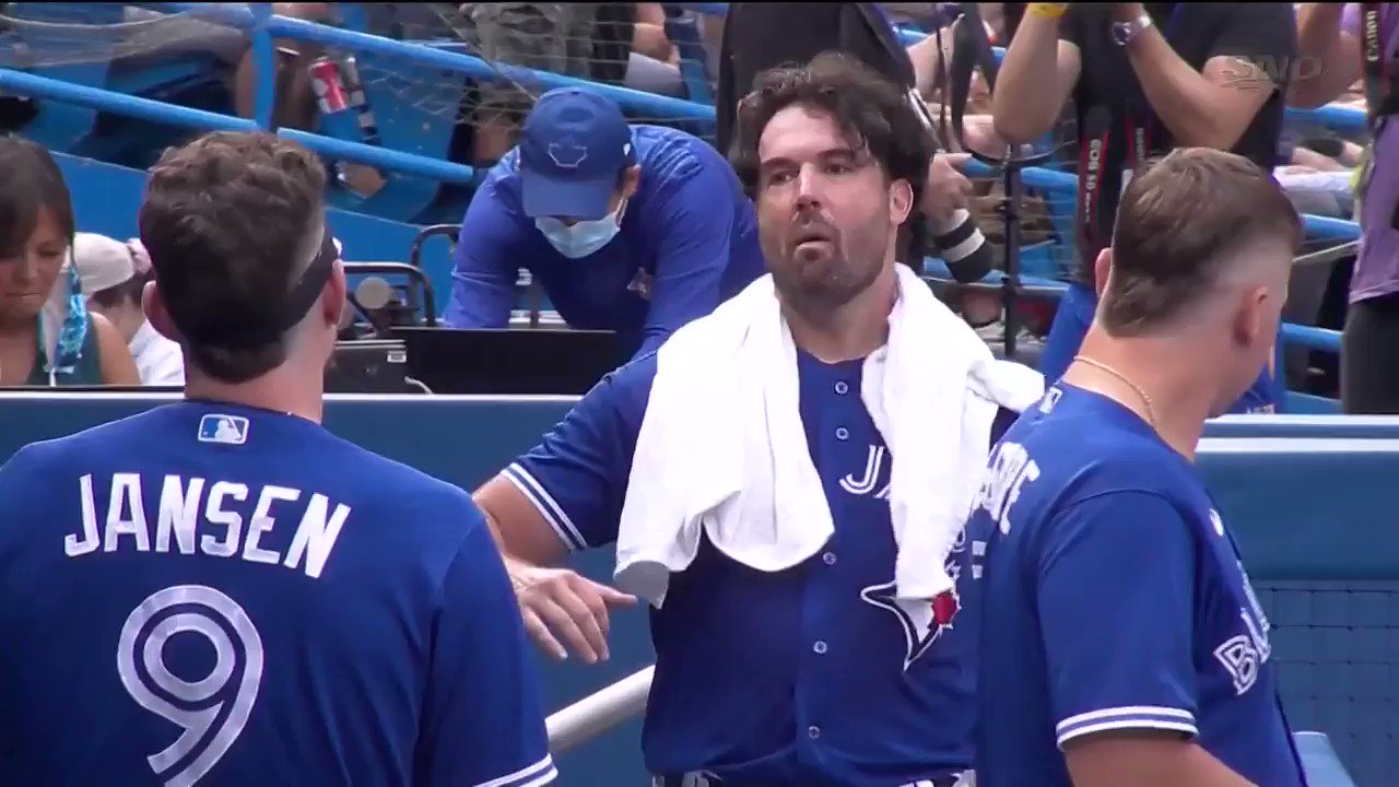 Robbie Ray and Danny Jansen having some fun 😃 : r/Torontobluejays