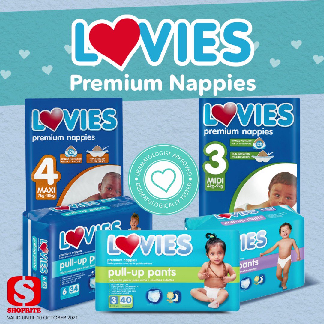 Shoprite SA on X: What's your secret to the quickest, most effective nappy  change? Share your tips below! Our secret is the Lovies range – top-quality  nappies in a selection of sizes