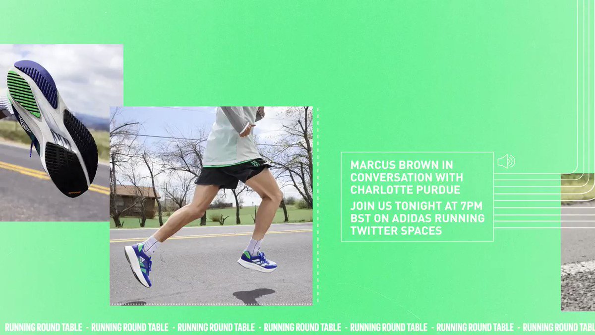 adidas Running on Twitter: "adidas Running presents the marathon season  Runners' Roundtable series. Tonight we talk The Marathon Mindset.  @charliepurdue joins series host @marathon_marcus exclusively on our Twitter  Space at 19:00 BST. #