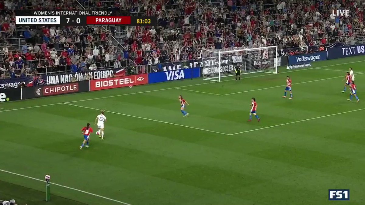 USA 8 - 0 Paraguay