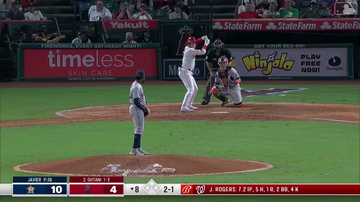 RT @Angels: 445ft for #45! https://t.co/xhbfoASVjI