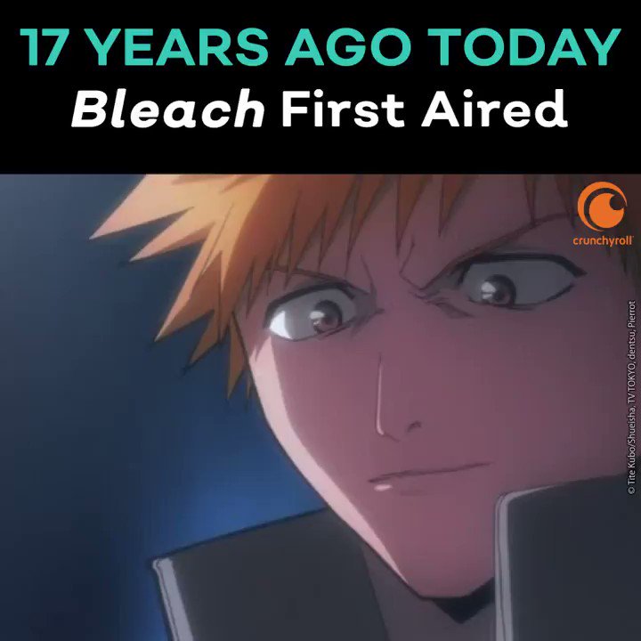 Crunchyroll on X: 17 years ago today #Bleach first aired