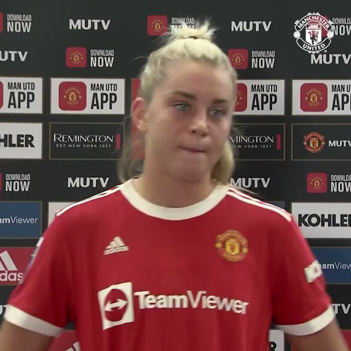 Adding to her 2021/22 tally 📈

@AlessiaRusso7 gives her take on Saturday's Manchester derby 🗣

#MUWomen | #FAWSL