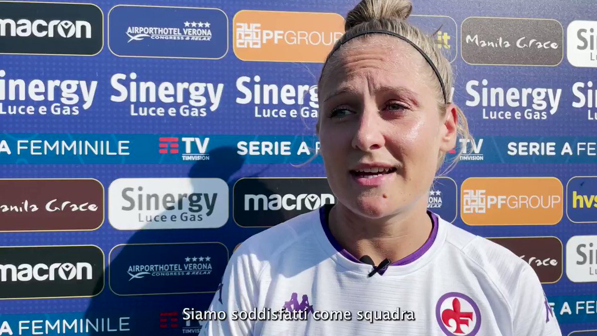  REACTION false Karin Lundin false #ForzaViola 💜  #SerieAFemminile #VeronaFiorentina