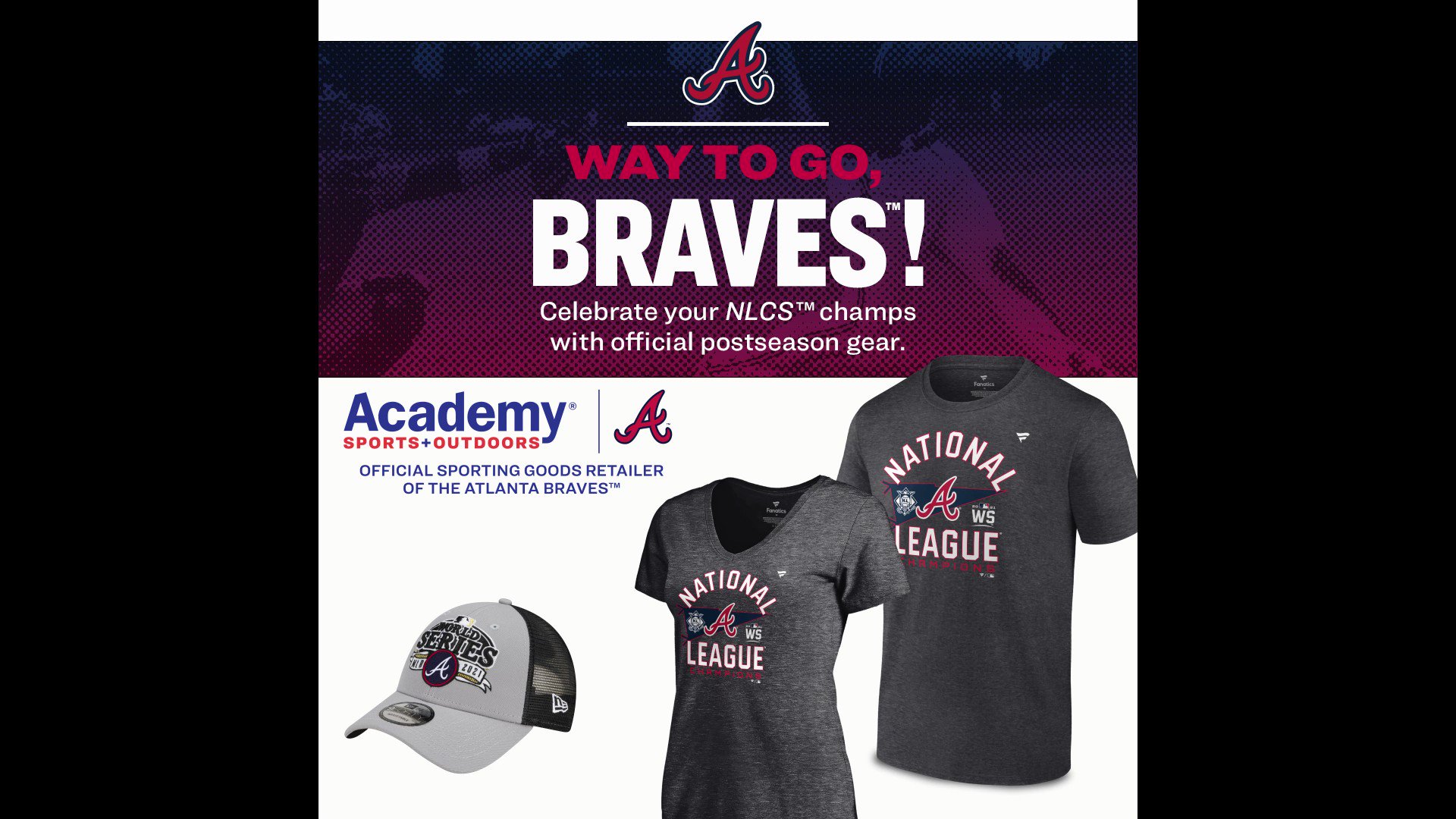 Academy Sports + Outdoors on Twitter: The Atlanta Braves are the