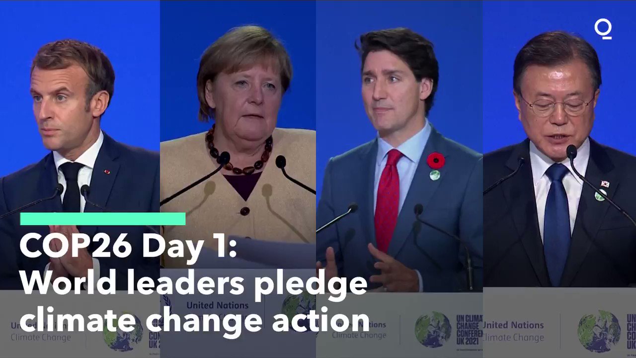 COP26 Day 1: World Leaders Pledge Climate Change Action