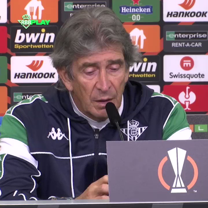 レアル ベティス バロンピエ マヌエル ペレグリーニ監督の試合後記者会見 Eurobetis Uel T Co Pctf9ziafh Twitter
